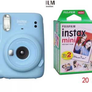 Fujifilm Instax Mini 9 Instant Camera Blue Plus 20 Shot Film