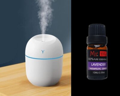 250ml USB Humidifier White Plus Free 10ml Essential Oil