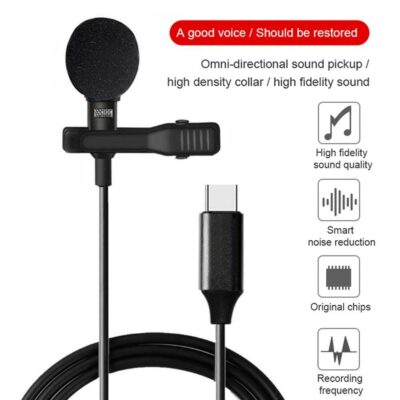 Type C Lavalier Lapel Recording Microphone For Android - Image 3