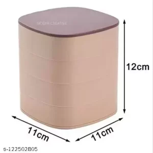 4 Layers 360 Jewelry Rotating Storage Box