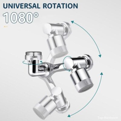 Universal 1080° Rotation Extender Faucet Splash for Kitchen - Image 6