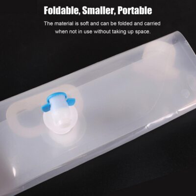 10L Transparent Collapsible Camping Water Bag - Image 6