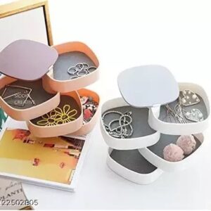 4 Layers 360 Jewelry Rotating Storage Box