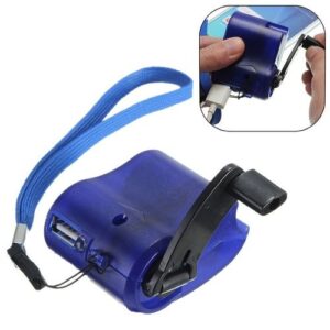 USB Emergency Digital Phone Crank Hand Charger