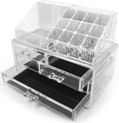 Cosmetic Makeup And Jewelry Storage Case Display - Image 7