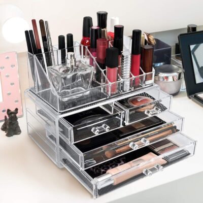 Cosmetic Makeup And Jewelry Storage Case Display - Image 8