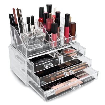 Cosmetic Makeup And Jewelry Storage Case Display - Image 9