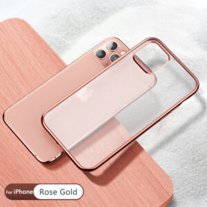 Slim Plating Phone Cases Soft Cover For IPhone 11 – Rose Gold