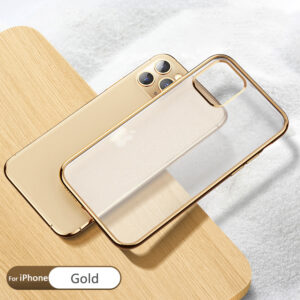 Slim Plating Phone Cases Soft Cover For IPhone 11 – Gold