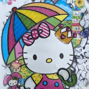 6D Kids Decorative Cartoon Wall Sticker – Kitty