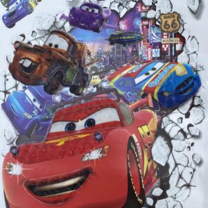 6D Kids Decorative Cartoon Wall Sticker – Pixar Cars