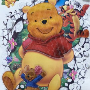 6D Kids Decorative Cartoon Wall Sticker – Pooh