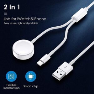 2 in 1 Magnetic Cable For iWatch Series & IPhone