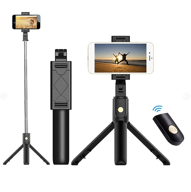Extendable And Foldable Bluetooth Remote Selfie Stick - Image 8