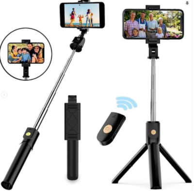 Extendable And Foldable Bluetooth Remote Selfie Stick With Selfie Light - Image 6