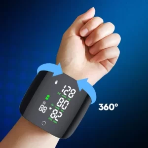 Rechargeable Wrist Blood Pressure /Heart Rate Monitor