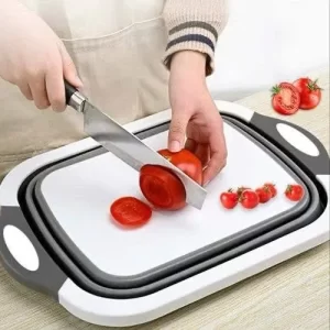 Kitchen Chopping Board And Draining Basket