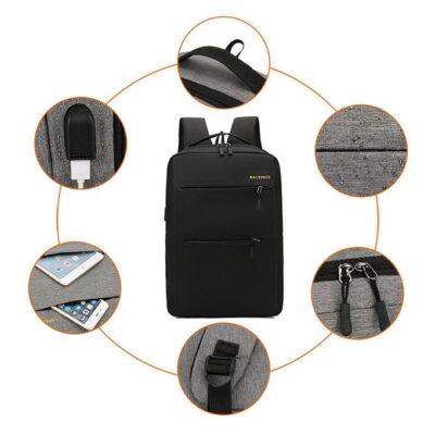 3pcs Set Waterproof Laptop Backpack - Image 4