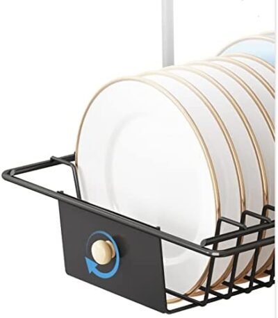 2 Tier Pull-Out Kitchen Dish Rack - Image 7