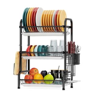 3 Tier Kitchen Dish Drainer Rack