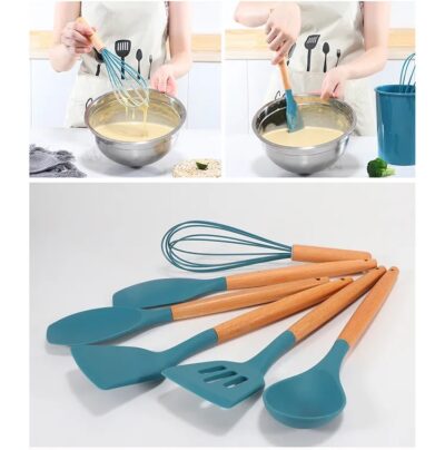 12pcs Silicone Kitchen Utensil Set - Image 11