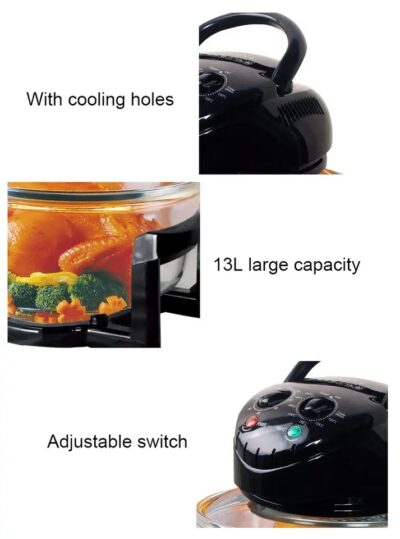 13L Halogen Oven And Air Fryer 1000W - Image 8