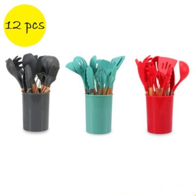 12pcs Silicone Kitchen Utensil Set