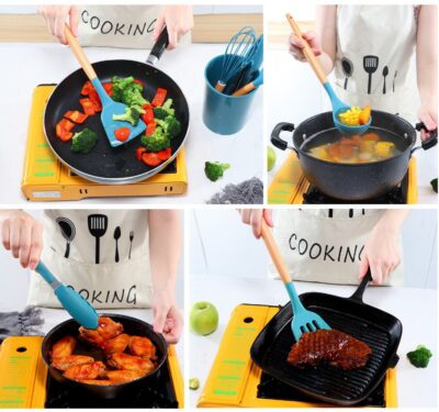 12pcs Silicone Kitchen Utensil Set - Image 9