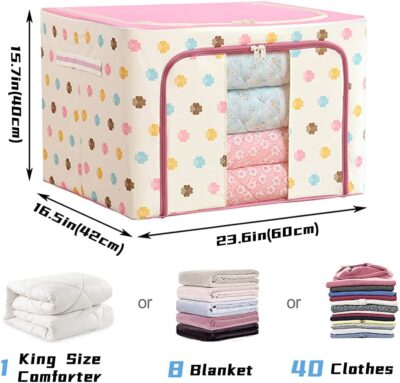 Large Capacity Stackable/Foldable Clothing Organizer - Image 11