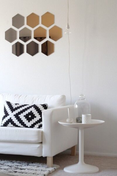 9pcs Hexagon Mirror Wall Décor - Image 9