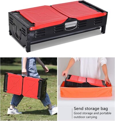 Portable, Foldable And Adjustable Barbecue Grill - Image 2