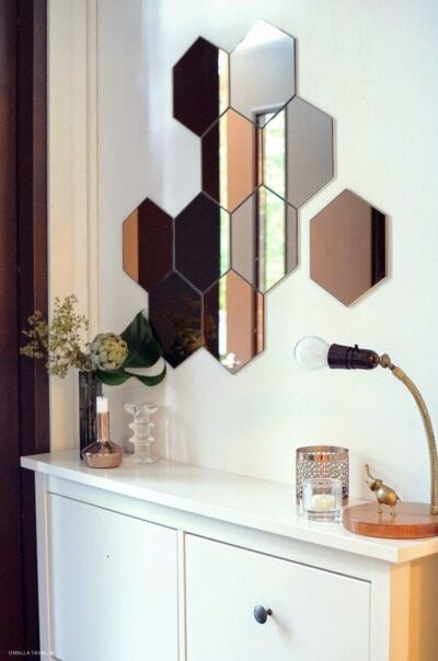 9pcs Hexagon Mirror Wall Décor - Image 10