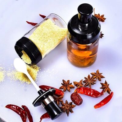 Transparent Seasoning Bottle With Spoon - Image 4