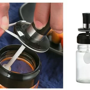 Transparent Seasoning Bottle With Spoon