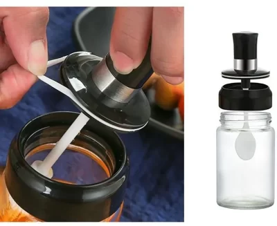 Transparent Seasoning Bottle With Spoon - Image 2