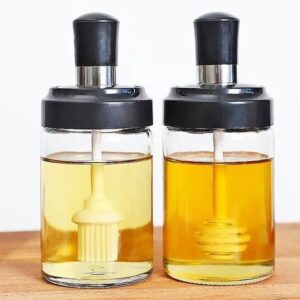 Transparent Seasoning Bottle With Spoon – 2