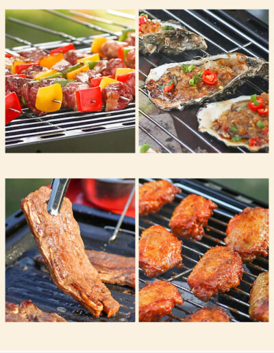 Portable, Foldable And Adjustable Barbecue Grill - Image 7