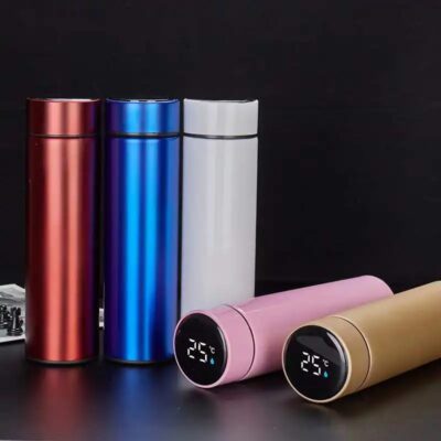 500ml Stainless Steel LED Thermo Water Bottle - Image 4