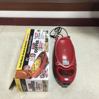 Red Copper Frying Household Electric Griller - Image 13