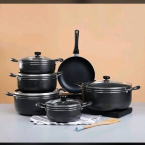 11pcs Non-stick Cookware Set with Frying Pan