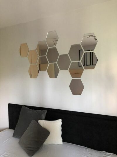 9pcs Hexagon Mirror Wall Décor - Image 7