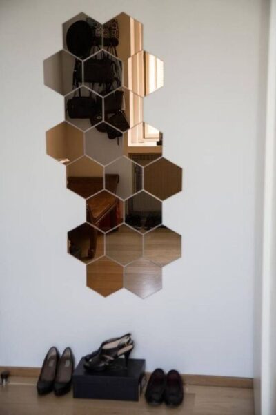 9pcs Hexagon Mirror Wall Décor - Image 4