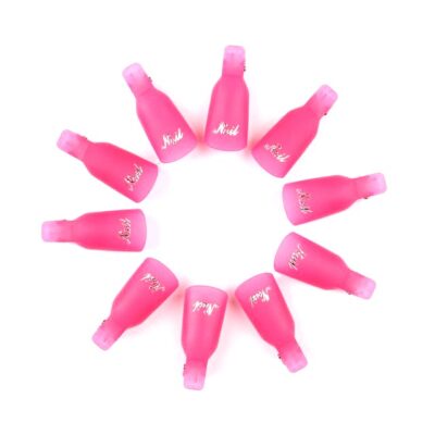 10 pcs Plastic Nail Polish Remover Nail Clip - Image 4