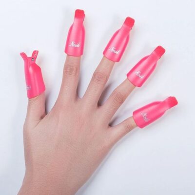 10 pcs Plastic Nail Polish Remover Nail Clip - Image 7