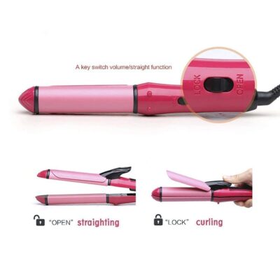 Nova 2 IN 1 Hair Straightener And Curler - Image 7