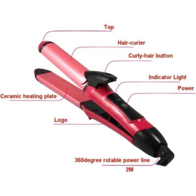 Nova 2 IN 1 Hair Straightener And Curler - Image 8