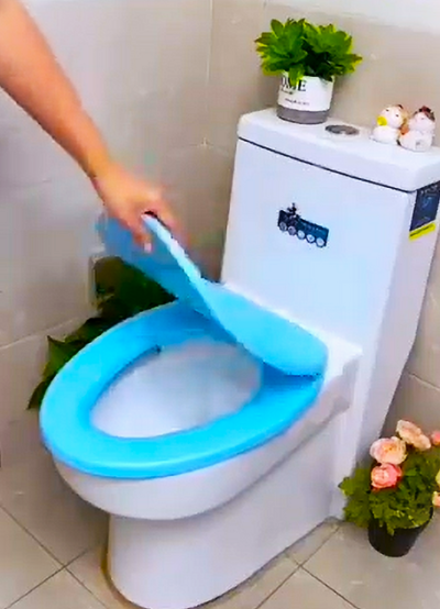 Soft Vinyl Toilet Seat With Lid Cover - Image 9