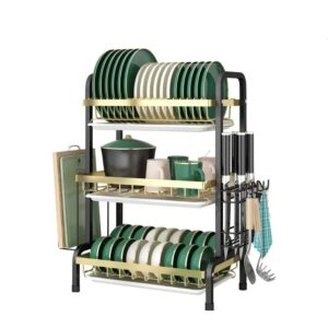 3 Tier Kitchen Dish Drainer Rack