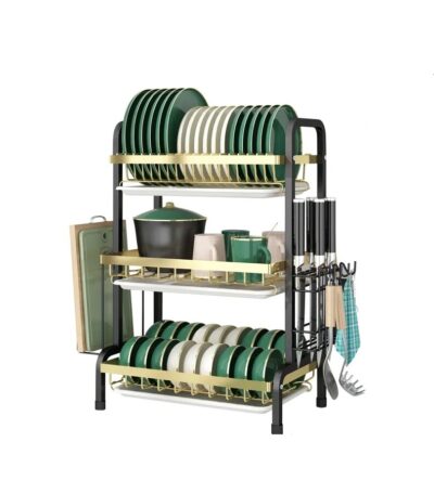 3 Tier Kitchen Dish Drainer Rack