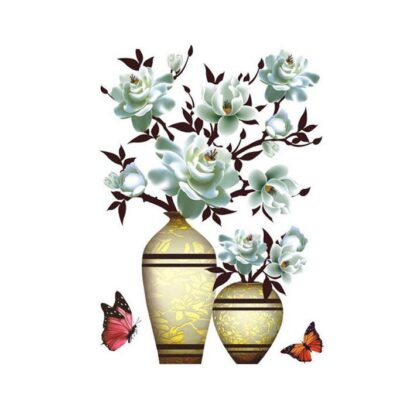 3D Waterproof Flower Vase Indoor Stickers - Image 10